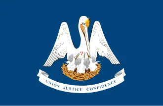 Vlajka: Louisiana