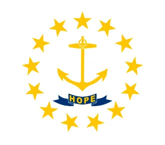 Vlajka: Rhode Island